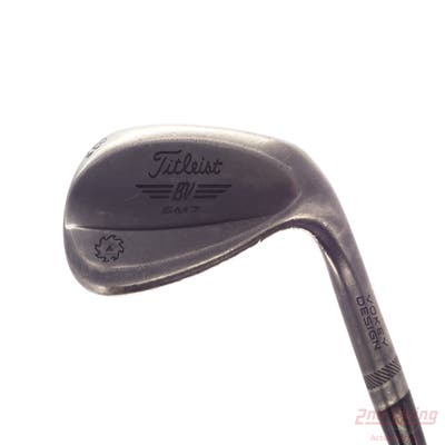 Titleist Vokey SM7 Jet Black Wedge Lob LW 58° 8 Deg Bounce M Grind SM7 BV Steel Wedge Flex Right Handed 35.25in