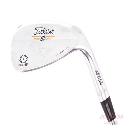 Titleist Vokey SM5 Tour Chrome Wedge Sand SW 54° 10 Deg Bounce M Grind Stock Steel Shaft Steel Wedge Flex Right Handed 35.5in