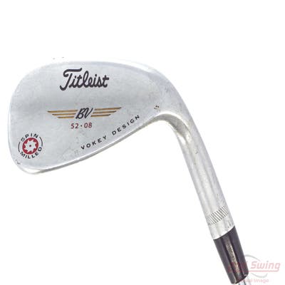 Titleist 2009 Vokey Spin Milled Chrome Wedge Gap GW 52° 8 Deg Bounce True Temper Dynamic Gold S200 Steel Wedge Flex Right Handed 35.75in