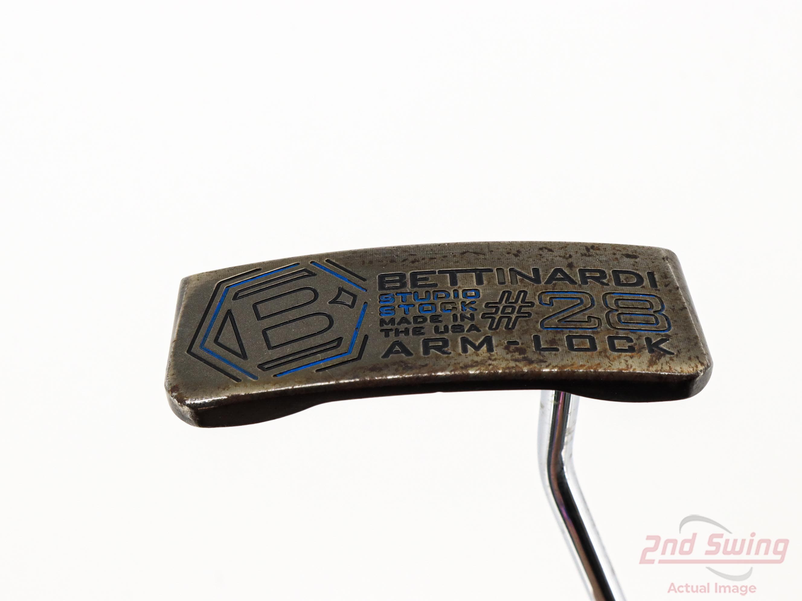 B：ベティナルディ STUDIO STOCK #28 パター ロフト3° オリジナルスチールシャフト