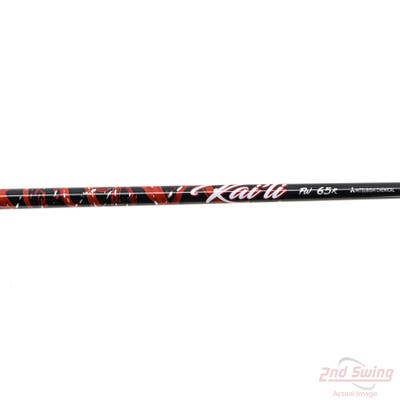 Used W/ TaylorMade RH Adapter Mitsubishi Rayon Kai'li Red 65 Fairway Shaft Regular 41.5in