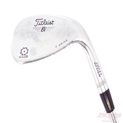 Titleist Vokey SM5 Tour Chrome Wedge Sand SW 56° 14 Deg Bounce F Grind Titleist SM5 BV Steel Wedge Flex Right Handed 35.25in