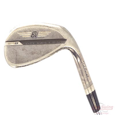 Titleist Vokey SM8 Brushed Steel Wedge Sand SW 56° 8 Deg Bounce M Grind True Temper Dynamic Gold S200 Steel Wedge Flex Right Handed 35.5in