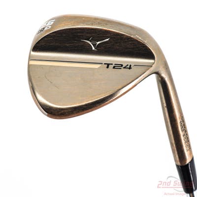 Mint Mizuno T24 Denim Copper Wedge Sand SW 56° 10 Deg Bounce D Grind Dynamic Gold Tour Issue S400 Steel Stiff Right Handed 35.5in