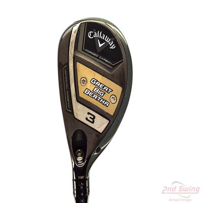 Callaway Great Big Bertha 23 Hybrid 3 Hybrid 18° UST Helium Nanocore IP 60 Graphite Senior Left Handed 42.0in
