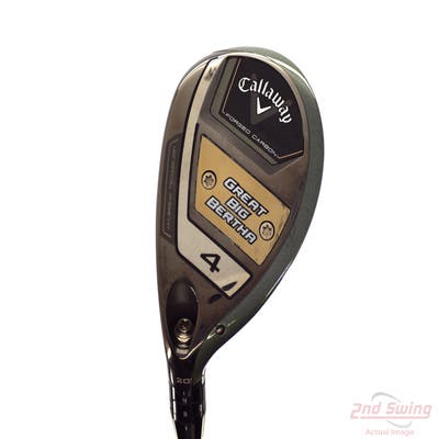 Callaway Great Big Bertha 23 Hybrid 4 Hybrid 20° UST Helium Nanocore IP 60 Graphite Regular Left Handed 42.0in