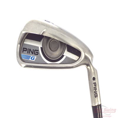 Ping 2016 G Single Iron 6 Iron UST Mamiya Recoil 80 Graphite Regular Right Handed Black Dot 37.75in