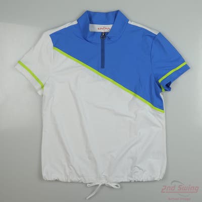 New Womens Kinona Polo Small S Multi MSRP $70