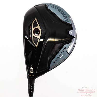 Mint Callaway Quantum Max Driver 9° Project X Denali Frost Silver 50 Graphite Stiff Left Handed 45.75in
