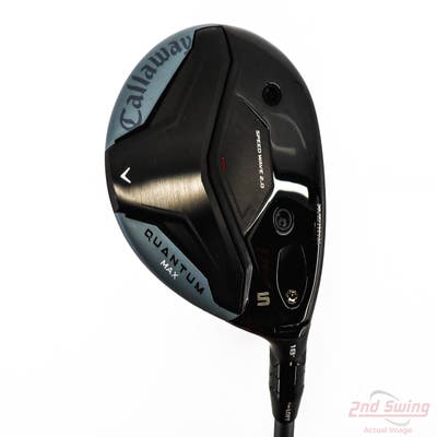 Mint Callaway Quantum Max Fairway Wood 5 Wood 5W 18° Project X Denali Frost Silver 60 Graphite Regular Right Handed 42.75in