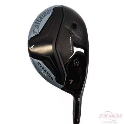 Mint Callaway Quantum Max Fairway Wood 7 Wood 7W 21° Project X Denali Frost Silver 60 Graphite Regular Right Handed 42.25in