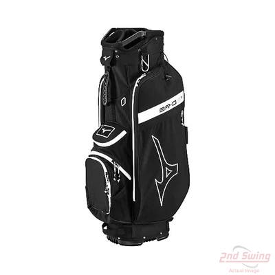 Mint 9.5 Mizuno 2025 BR-D3C Black/White Cart Bag