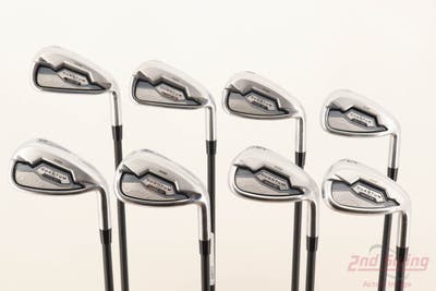 Callaway Quantum Max OS Iron Set 6-PW AW GW SW Mitsubishi Vanquish 4 Graphite Senior Right Handed -1/4"