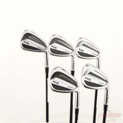 Ping i240 Iron Set 7-PW GW Alta CB Blue Graphite Senior Right Handed Black Dot +1/4"