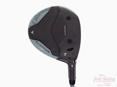 Mint Callaway Quantum Max Fairway Wood 7 Wood 7W 21° Project X Denali Frost Silver 70 Graphite Stiff Right Handed 42.0in