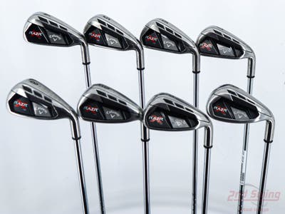 Callaway Razr X NG Iron Set 4-PW AW Callaway Razr X Iron Steel Steel Uniflex Right Handed STD
