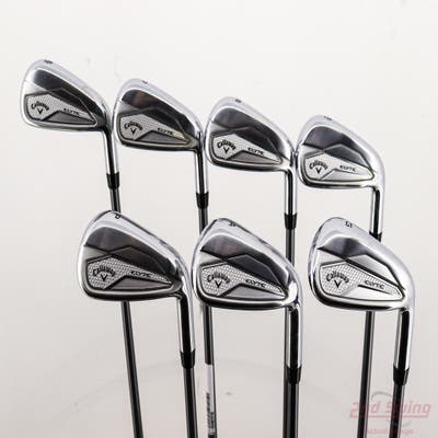 Callaway Elyte Iron Set 6-PW AW GW Project X Denali Charcoal 55 Graphite Senior Right Handed +1"