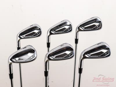 Mint Srixon ZXiR HL Iron Set 6-PW AW Stock Steel Shaft Steel Stiff Left Handed +1/4"