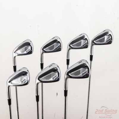 Mint Srixon ZXi4 Iron Set 4-PW Stock Steel Shaft Steel Stiff Left Handed STD