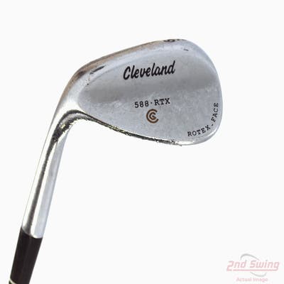 Cleveland 588 RTX Satin Chrome Wedge Lob LW 60° 12 Deg Bounce True Temper Dynamic Gold Steel Wedge Flex Left Handed 35.5in