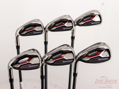 TaylorMade AeroBurner Iron Set 5-PW TM Reax 60 AeroBurner Graphite Regular Left Handed STD