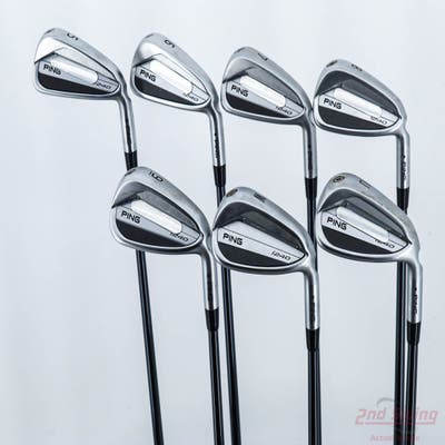 Ping i240 Iron Set 5-PW AW UST Mamiya Recoil 90 Dart Graphite Stiff Right Handed Black Dot +1/4"