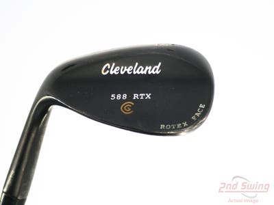 Cleveland 588 RTX Black Pearl Wedge Lob LW 58° 12 Deg Bounce Cleveland ROTEX Wedge Steel Stiff Right Handed 35.5in