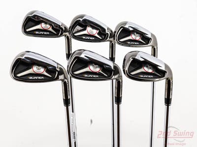 TaylorMade 2009 Burner Iron Set 7-PW AW SW TM Burner Superfast 85 Steel Stiff Right Handed +1/2"
