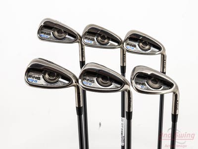 Ping 2016 G Iron Set 6-PW GW Ping TFC 80i Graphite Senior Right Handed Black Dot -1/4"