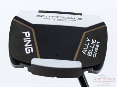 Ping Scottsdale TEC Ally Blue Onset Putter Straight Arc Steel Right Handed Black Dot 35.0in
