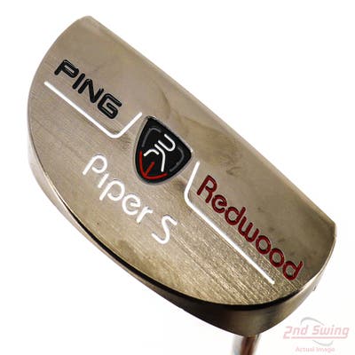 Ping Redwood Piper S Putter Straight Arc Steel Right Handed Black Dot 33.0in