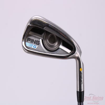 Ping 2016 G Single Iron 6 Iron Ping CFS Graphite Graphite Senior Right Handed Yellow Dot 37.75in