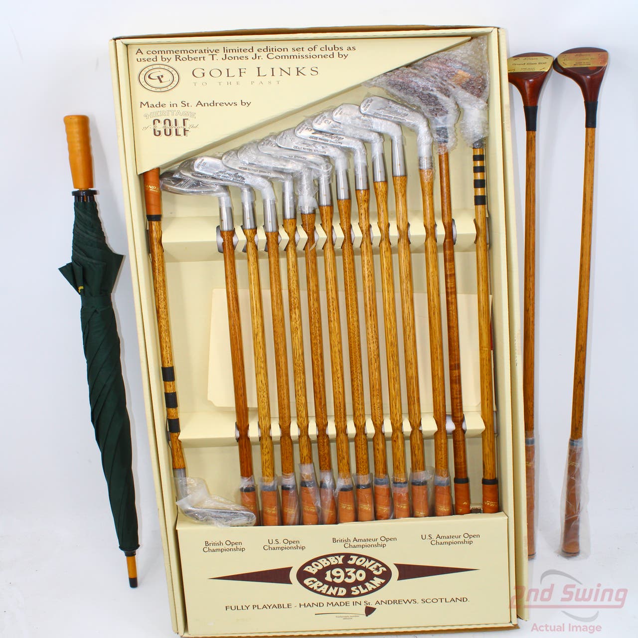 Heritage Golf Bobby Jones Grand Slam Complete Golf Club Set (D