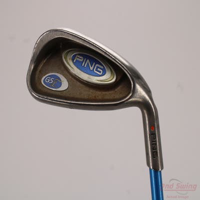 Ping G5 Ladies Single Iron 7 Iron Stock Graphite Shaft Graphite Ladies Right Handed Orange Dot 38.75in