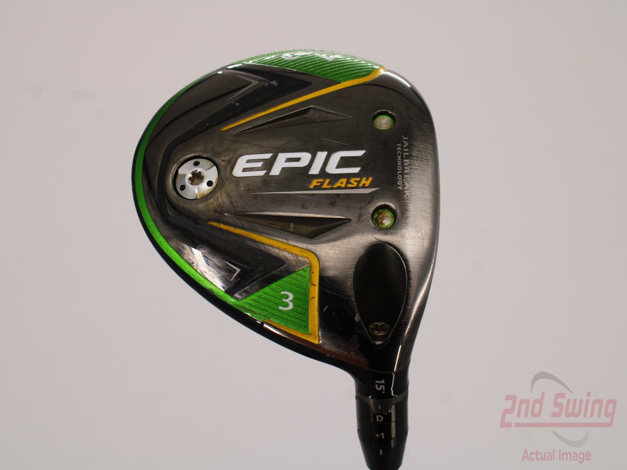 Callaway EPIC Flash Fairway Wood 3 Wood 3W 15° Project X Even Flow Green 55 Graphite Regular Right Handed 42.25in