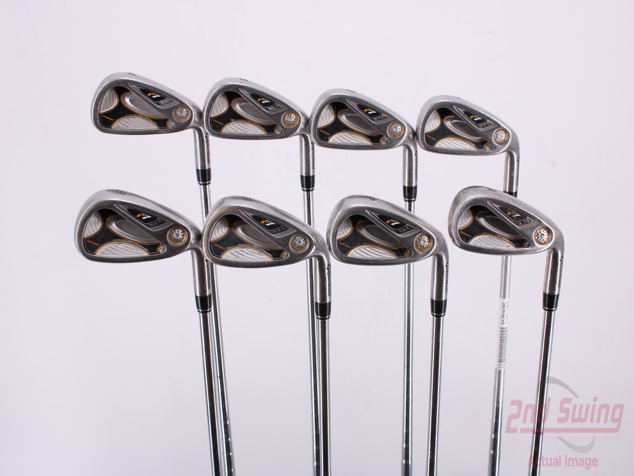 TaylorMade R7 Draw Iron Set 4-PW GW TM T-Step 90 Steel Stiff Right Handed 38.5in