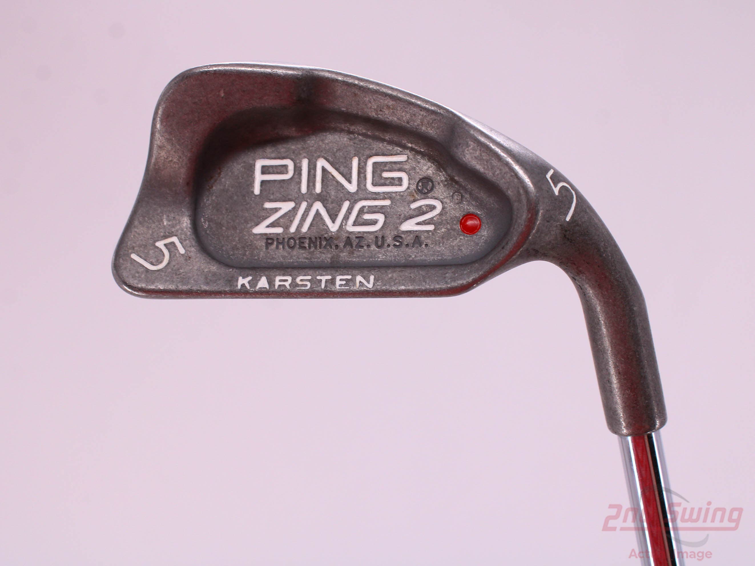 Ping Zing 2 Single Iron 5 Iron Ping JZ Steel Stiff Right Handed Red dot