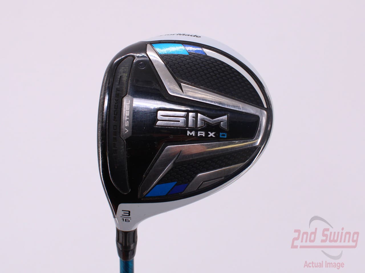 TaylorMade SIM MAX-D Fairway Wood 3 Wood 3W 16° Project X Even Flow Blue 65 Graphite Stiff Left Handed 43.0in