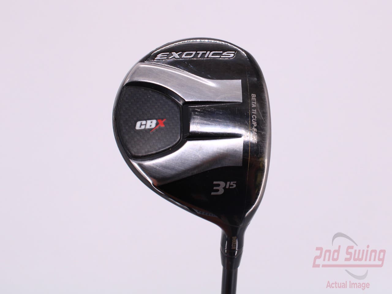 Tour Edge Exotics CBX Fairway Wood 3 Wood 3W 15° Project X HZRDUS Yellow 63 6.0 Graphite Stiff Right Handed 43.25in