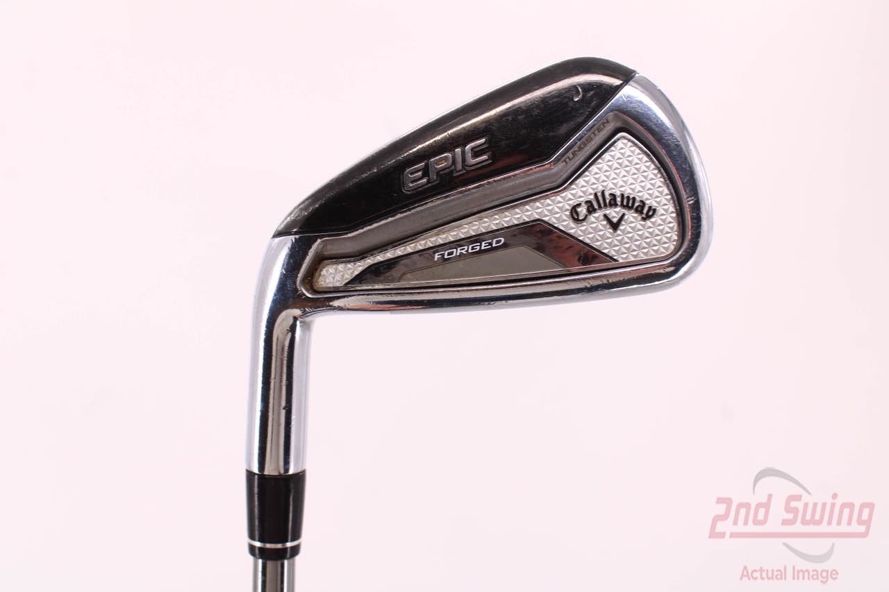 Callaway EPIC Forged Single Iron 6 Iron Project X Catalyst 100 Graphite Stiff Left Handed 39.25in