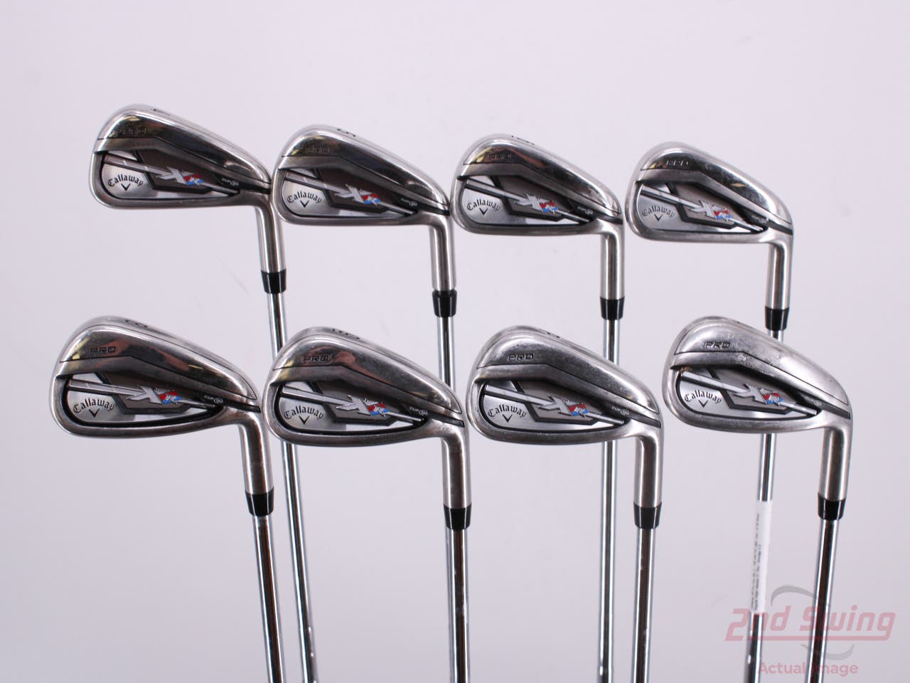 Callaway XR Pro Iron Set 4PW GW FST KBS TourV 90 Steel Regular Right