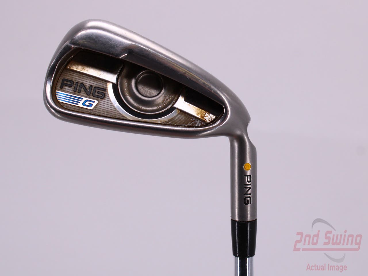Ping 2016 G Single Iron 6 Iron AWT 2.0 Steel Regular Right Handed Gold Dot 38.5in