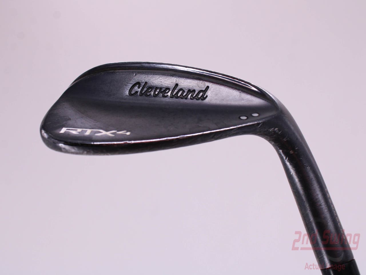 Cleveland RTX 4 Black Satin Wedge Sand SW 54° 10 Deg Bounce Dynamic Gold Tour Issue S400 Steel Stiff Right Handed 35.75in