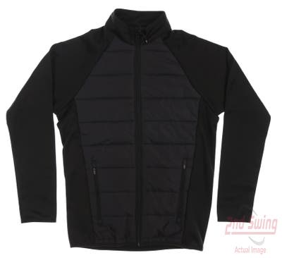 New Mens Antigua Altitude Jacket Small S Black MSRP $108
