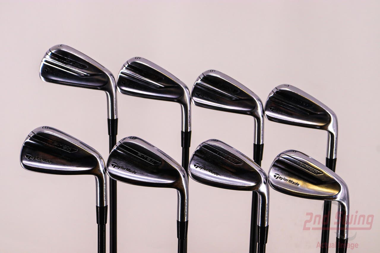 TaylorMade P-790 Iron Set 4-PW AW Accra 75 Graphite Stiff Right Handed 38.5in