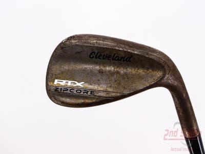 Cleveland RTX ZipCore Raw Wedge Sand SW 56° 12 Deg Bounce Dynamic Gold Spinner TI Steel Wedge Flex Right Handed 35.25in