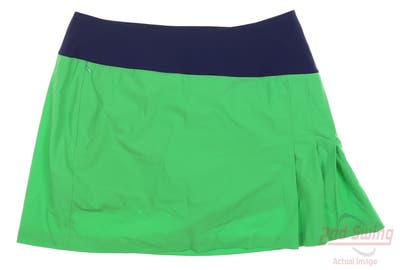 New Womens Kinona Pleated For Play Golf Skort X-Large XL Kelly Green MSRP $129