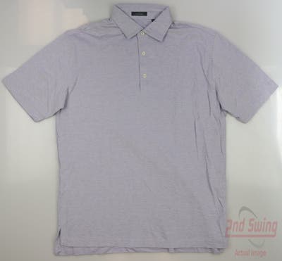 New Mens Turtleson Golf Polo Large L Blue MSRP $105