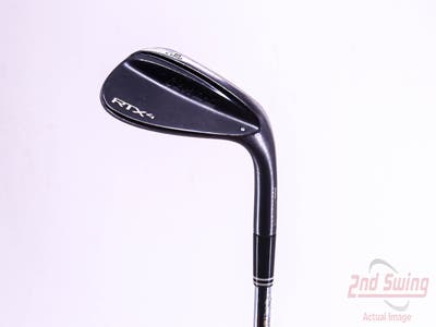 Cleveland RTX 4 Black Satin Wedge Sand SW 56° 8 Deg Bounce Dynamic Gold Tour Issue S400 Steel Stiff Right Handed 35.5in