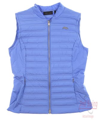 New Womens KJUS Bellavista Vest Large L Blue MSRP $299